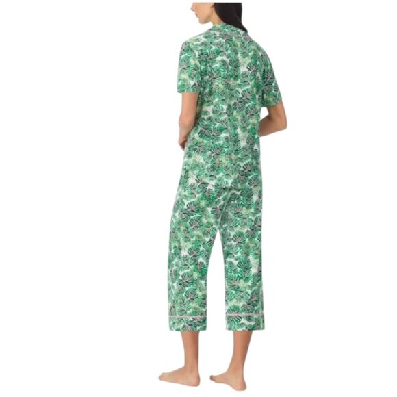 NEW Room Service Notch Collar Pajamas PJs | Green - Picture 3 of 5